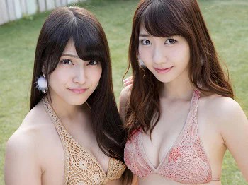 [YS Web]Vol.633_日本美女团AKB48柏木由纪VS入山杏奈性感写真41P